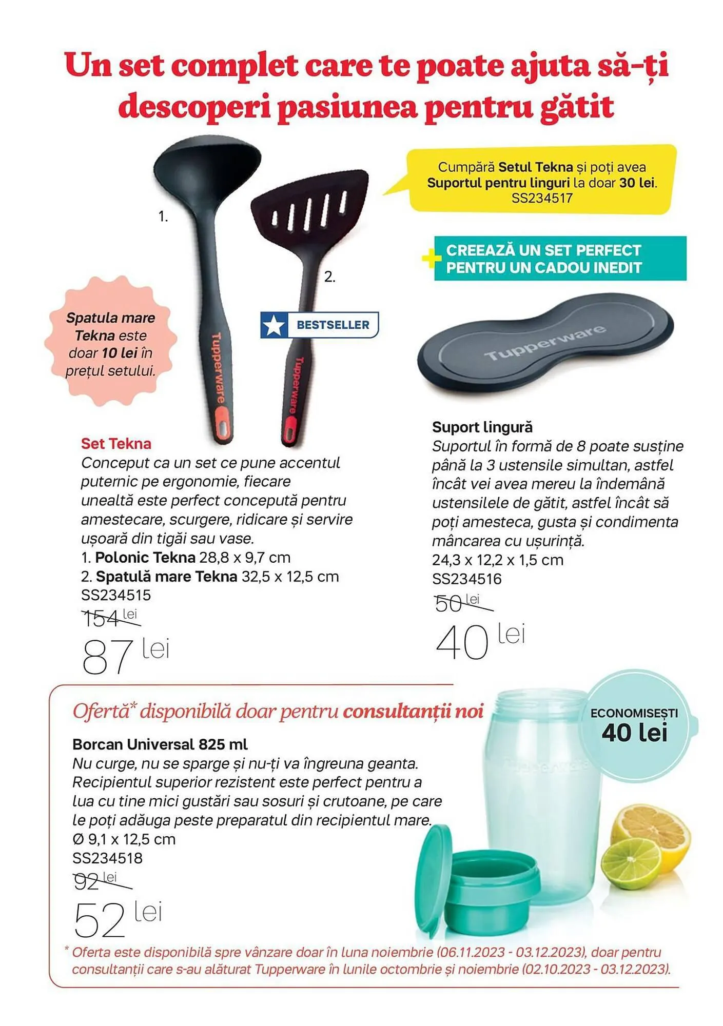 Catalog Tupperware catalog de la 6 noiembrie până la 3 decembrie 2023 - Revista Pagina 9