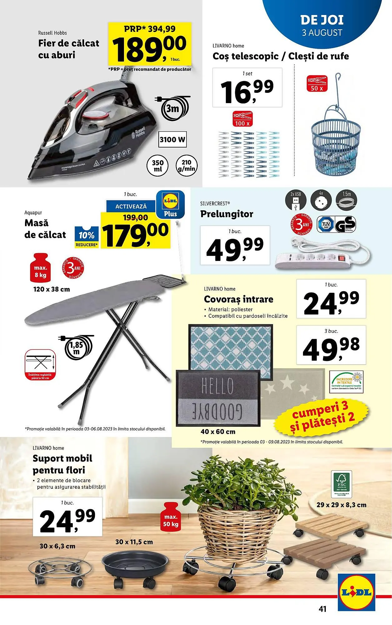 Catalog Lidl catalog de la 31 iulie până la 6 august 2023 - Revista Pagina 41