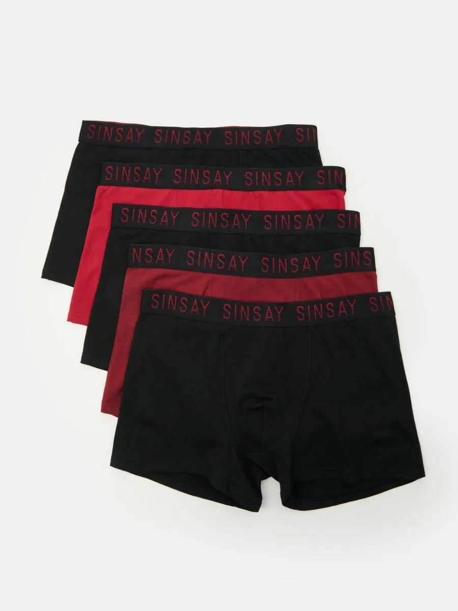 Boxeri din bumbac, set de 5