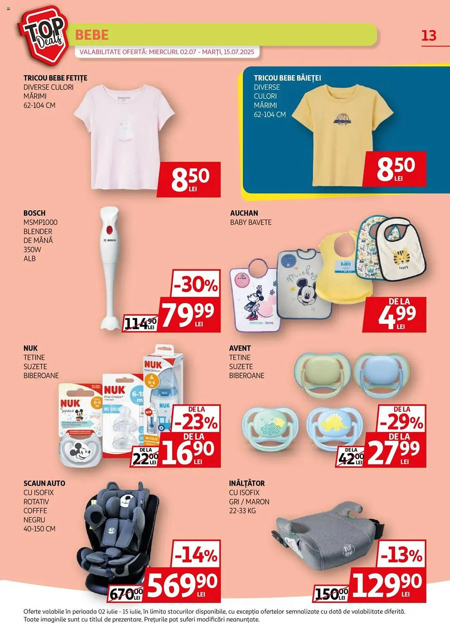 Catalog Catalog Auchan de la 1 iulie până la 15 iulie 2025 - Revista Pagina 13