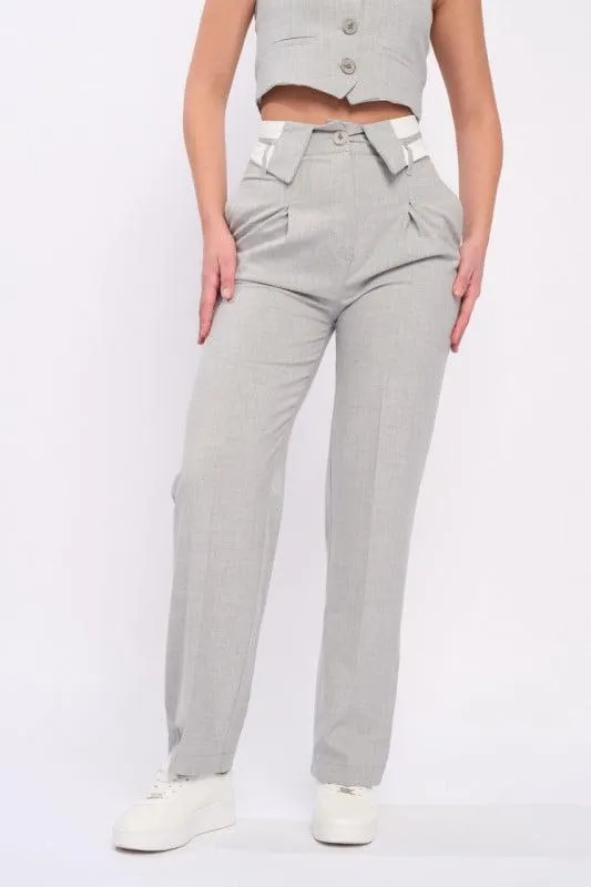 Manche Paris - Pantaloni dama cu buzunare