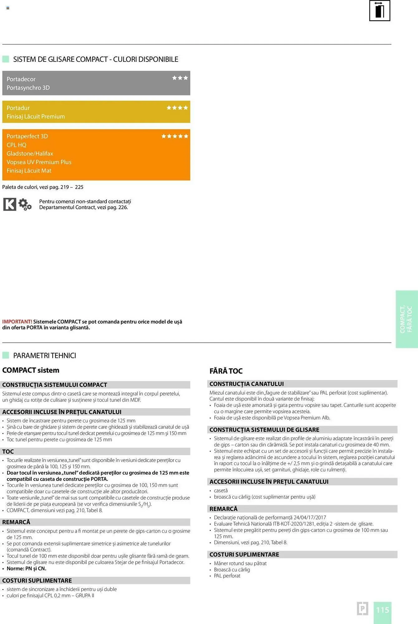 Catalog Сatalog Proges de la 13 septembrie până la 31 decembrie 2024 - Revista Pagina 115