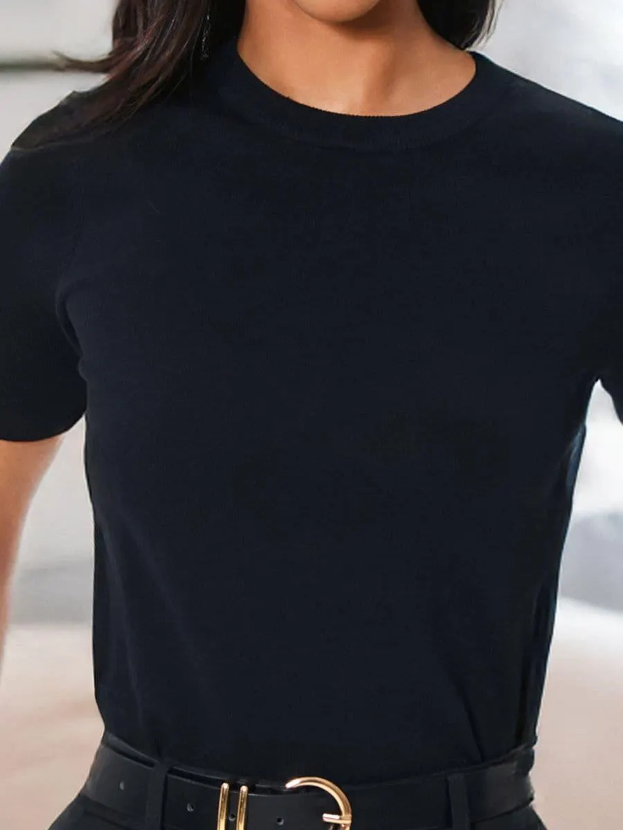 Pulover cu mânecă scurtă