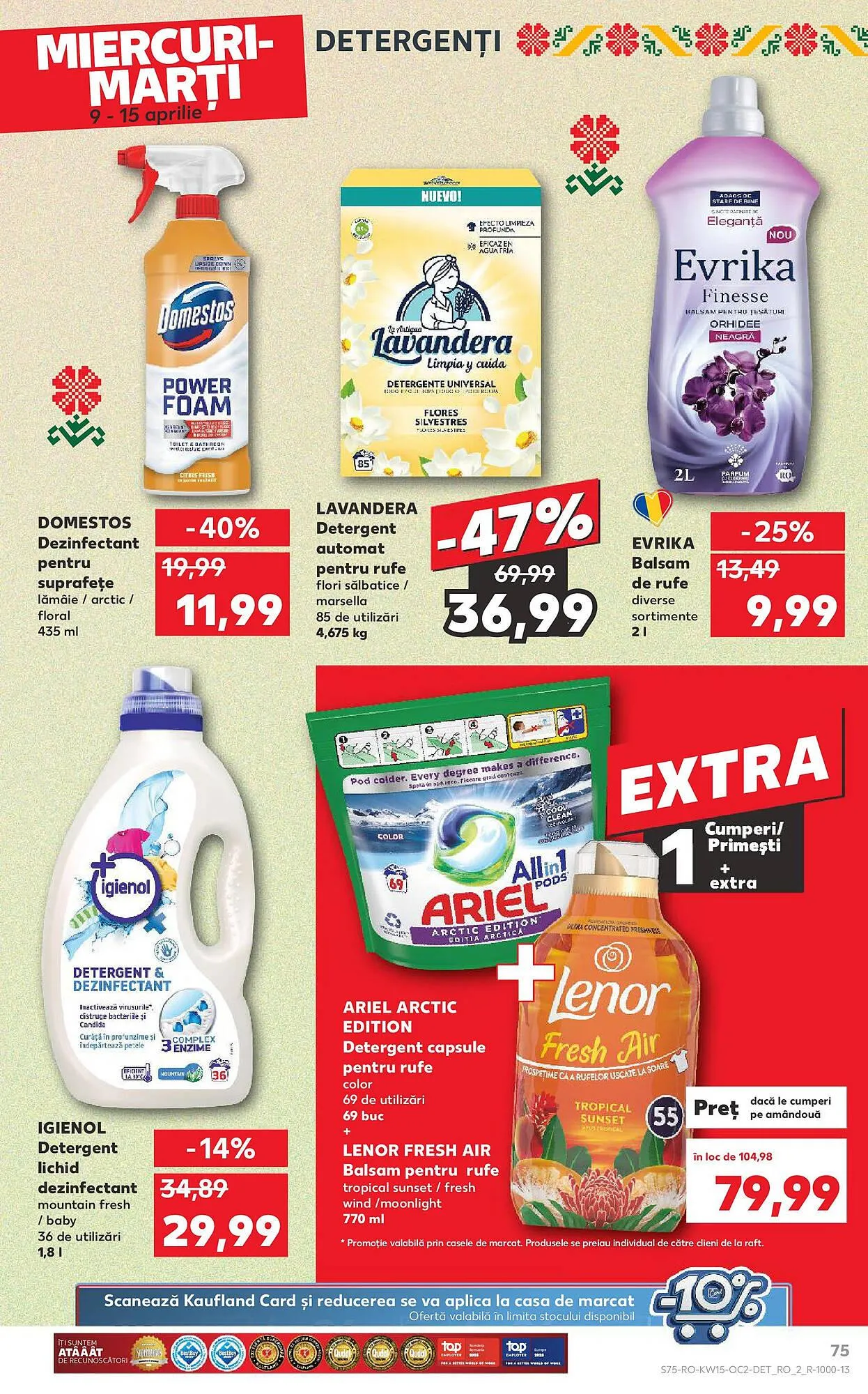 Catalog Catalog Kaufland de la 9 aprilie până la 15 aprilie 2025 - Revista Pagina 75