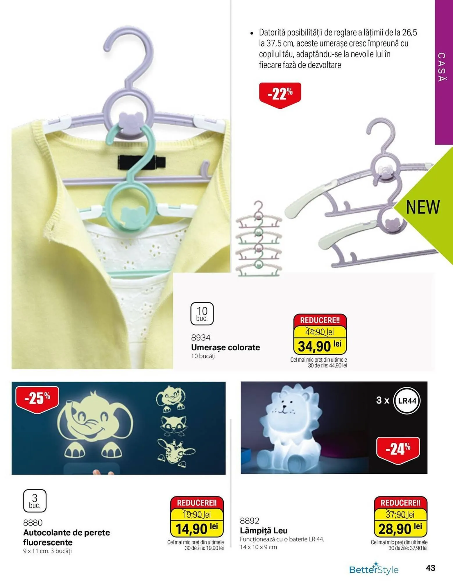 Catalog Catalog BetterStyle de la 2 ianuarie până la 31 ianuarie 2025 - Revista Pagina 43