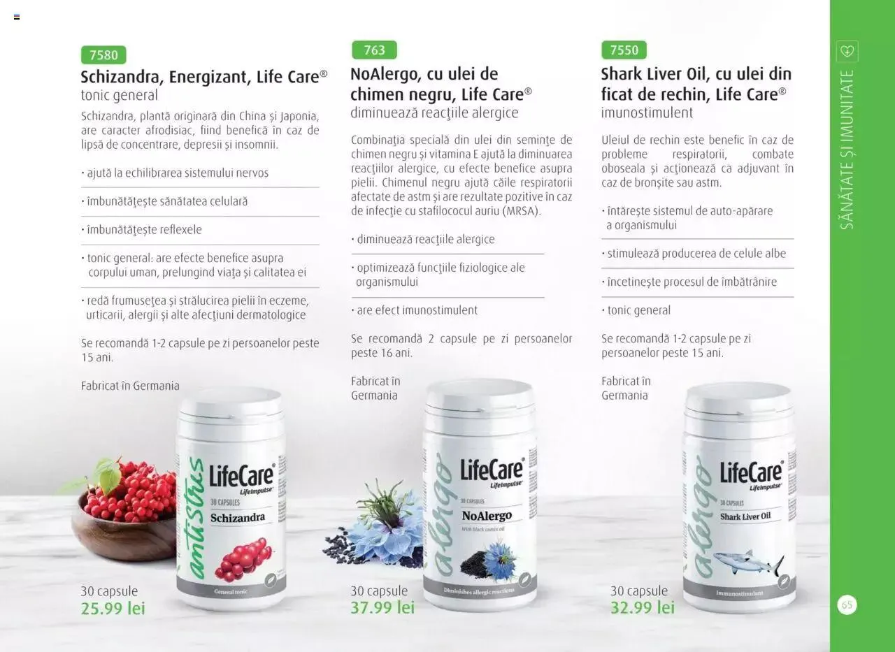 Catalog Life Care - Catalog Life Care toamna 2023 - iarna 2024 de la 1 septembrie până la 31 ianuarie 2024 - Revista Pagina 67