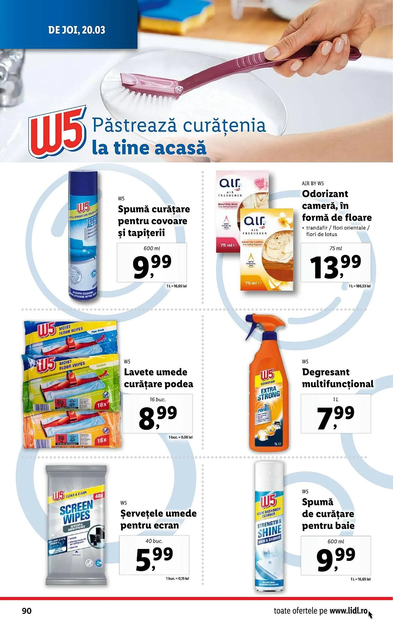 Catalog Catalog Lidl de la 17 martie până la 23 martie 2025 - Revista Pagina 90
