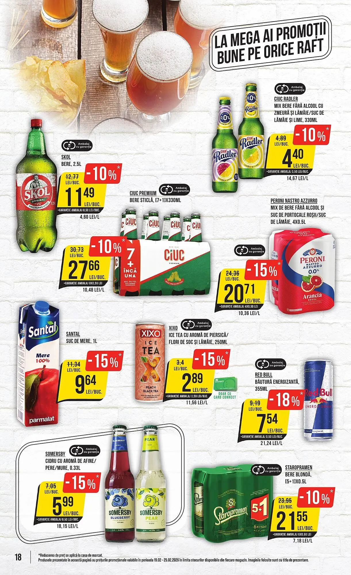 Catalog Catalog Mega Image de la 19 februarie până la 25 februarie 2026 - Revista Pagina 18