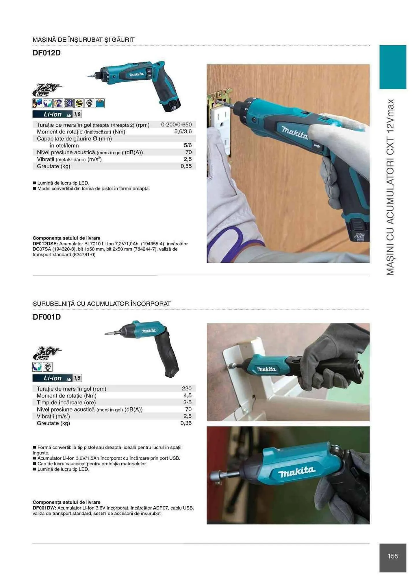 Catalog Makita catalog de la 1 ianuarie până la 31 decembrie 2023 - Revista Pagina 155