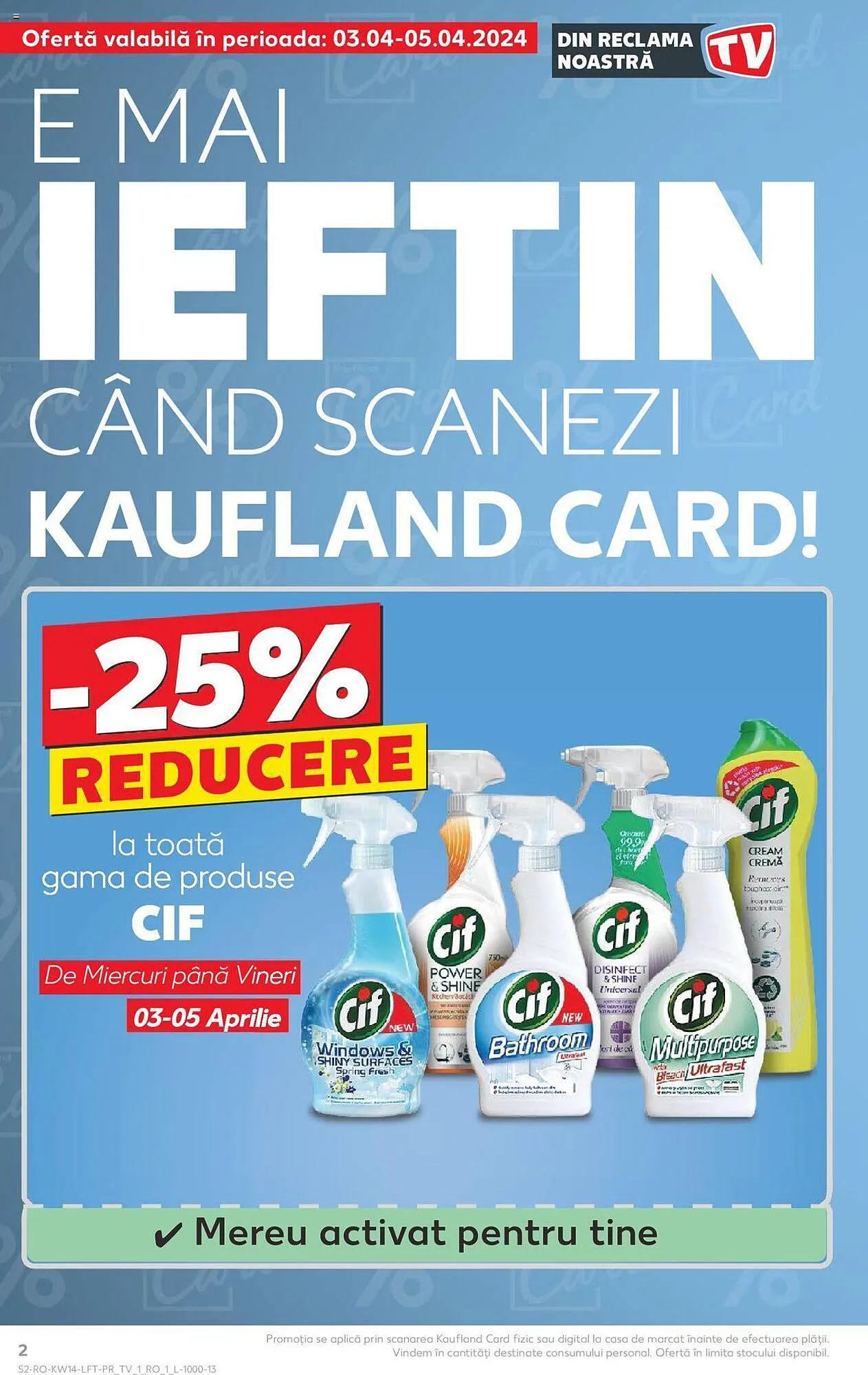 Catalog Kaufland catalog de la 3 aprilie până la 9 aprilie 2024 - Revista Pagina 2