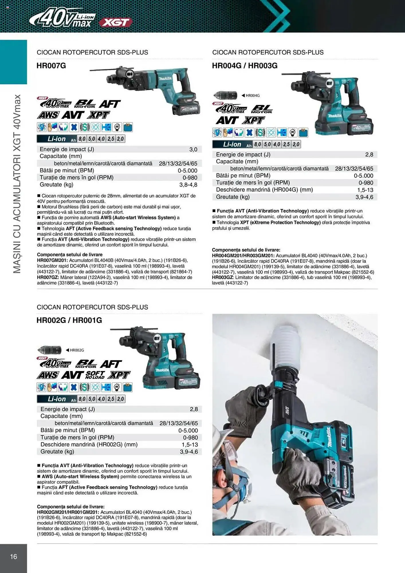 Catalog Catalog Makita de la 8 ianuarie până la 31 decembrie 2025 - Revista Pagina 16