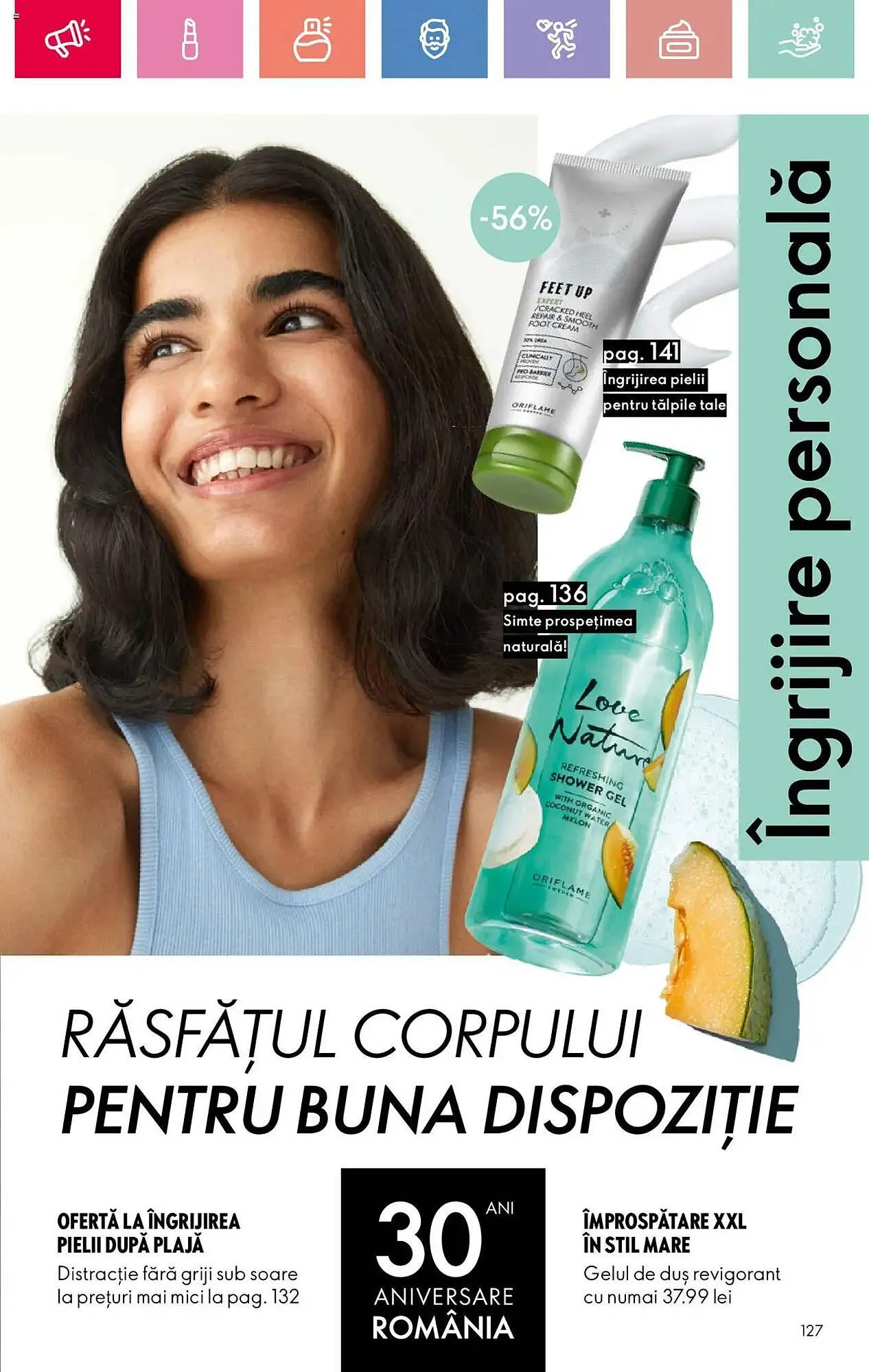 Catalog Catalog Oriflame de la 26 iulie până la 19 august 2025 - Revista Pagina 127