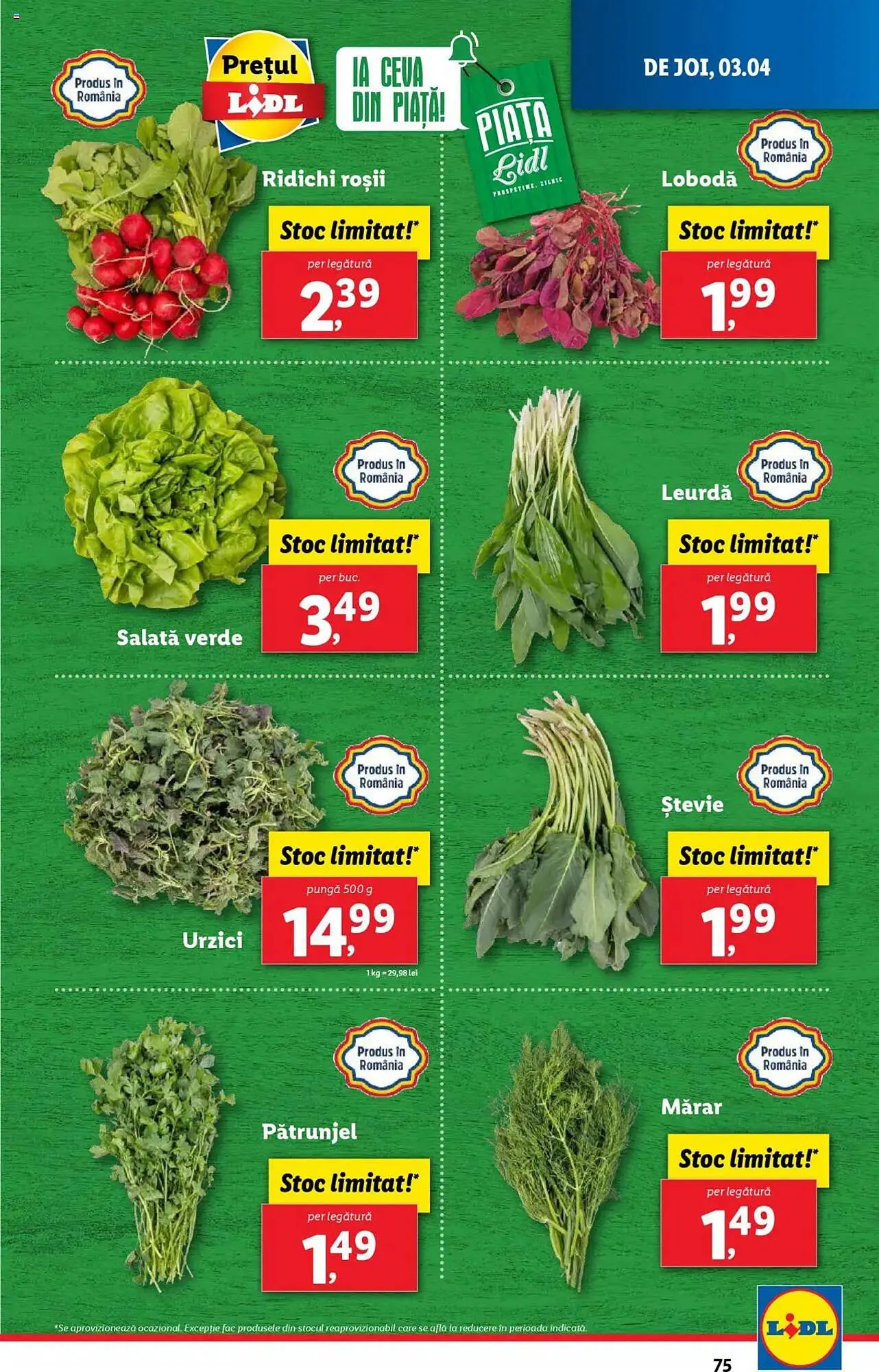Catalog Catalog Lidl de la 31 martie până la 6 aprilie 2025 - Revista Pagina 169