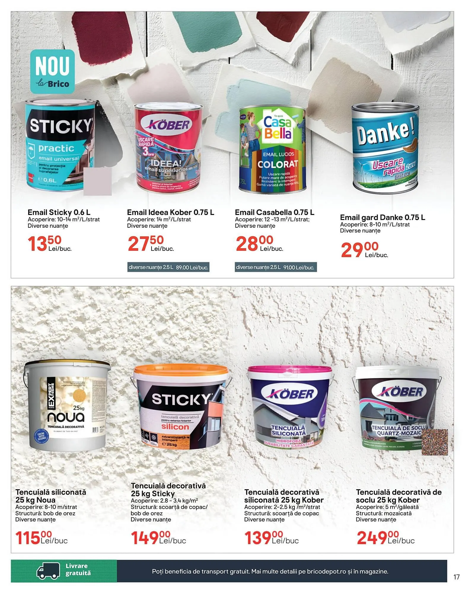 Catalog Brico Depôt catalog de la 4 aprilie până la 30 aprilie 2024 - Revista Pagina 17