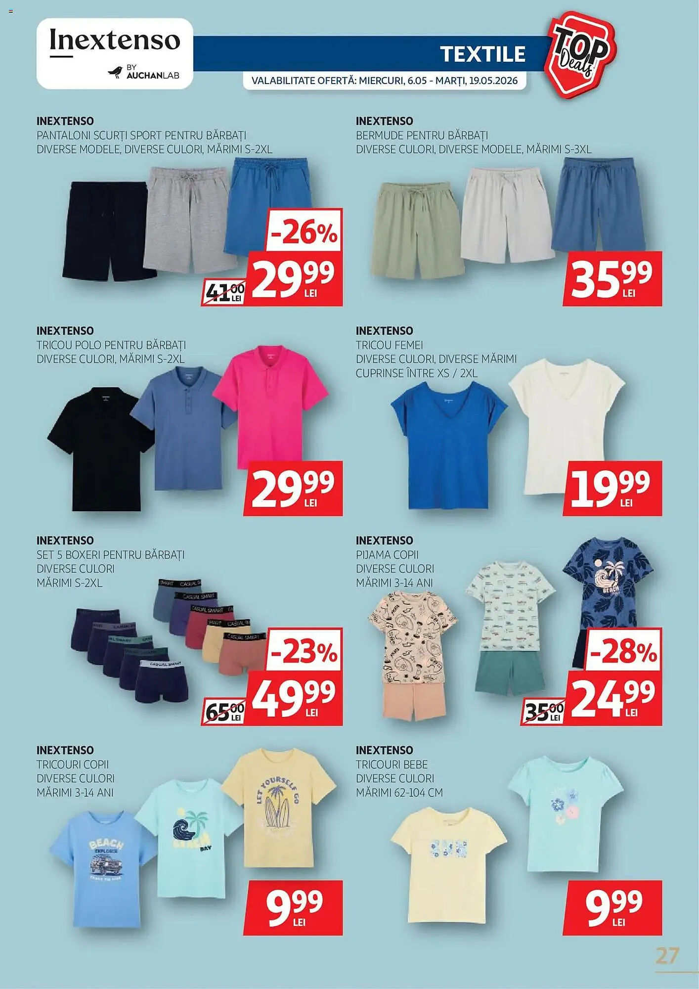 Catalog Catalog Auchan de la 6 mai până la 19 mai 2026 - Revista Pagina 27