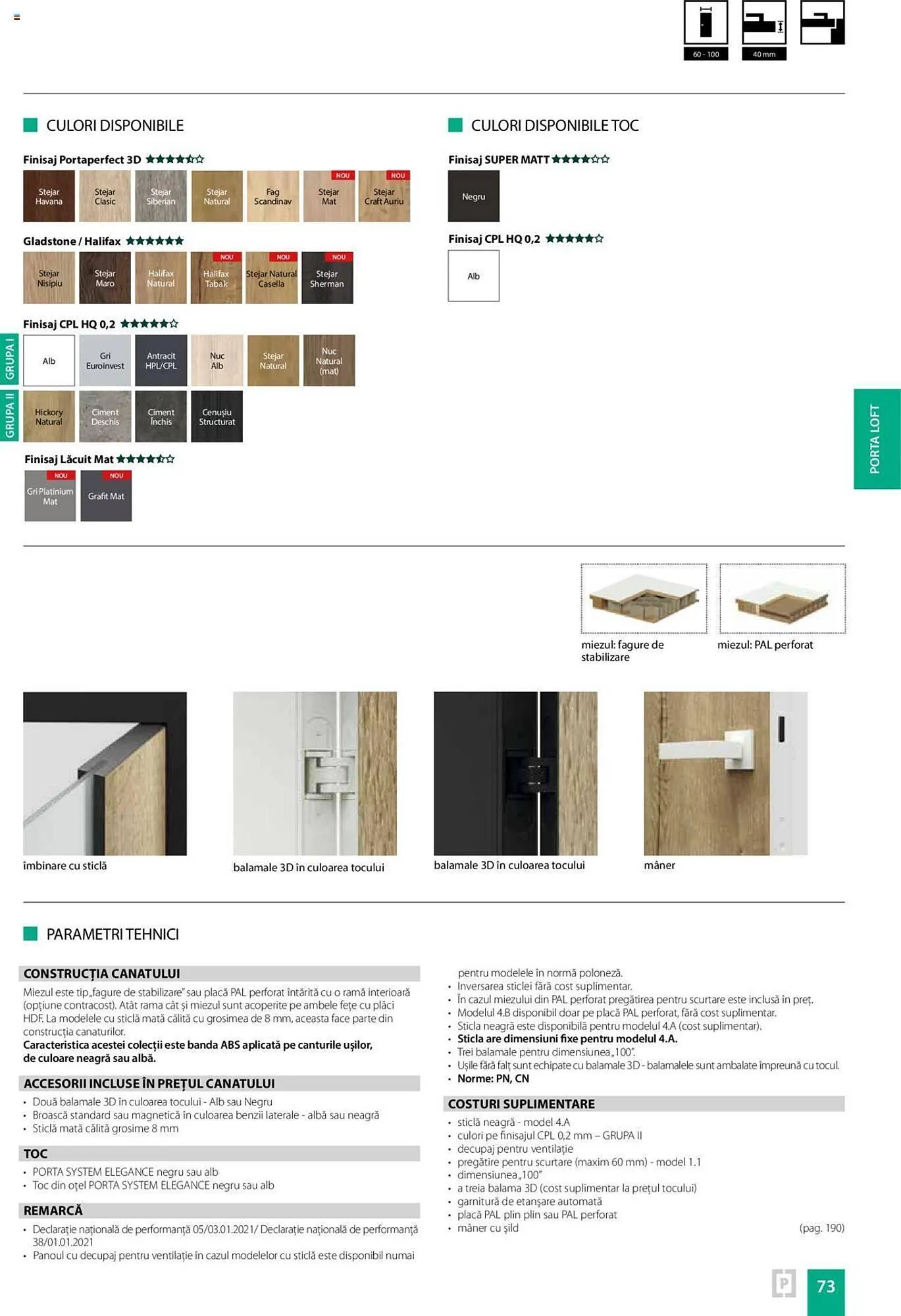 Catalog Сatalog Proges de la 13 septembrie până la 31 decembrie 2024 - Revista Pagina 73