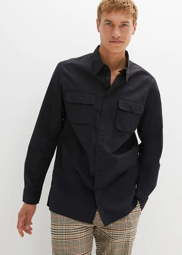 Cămaşă cu buzunare bufante