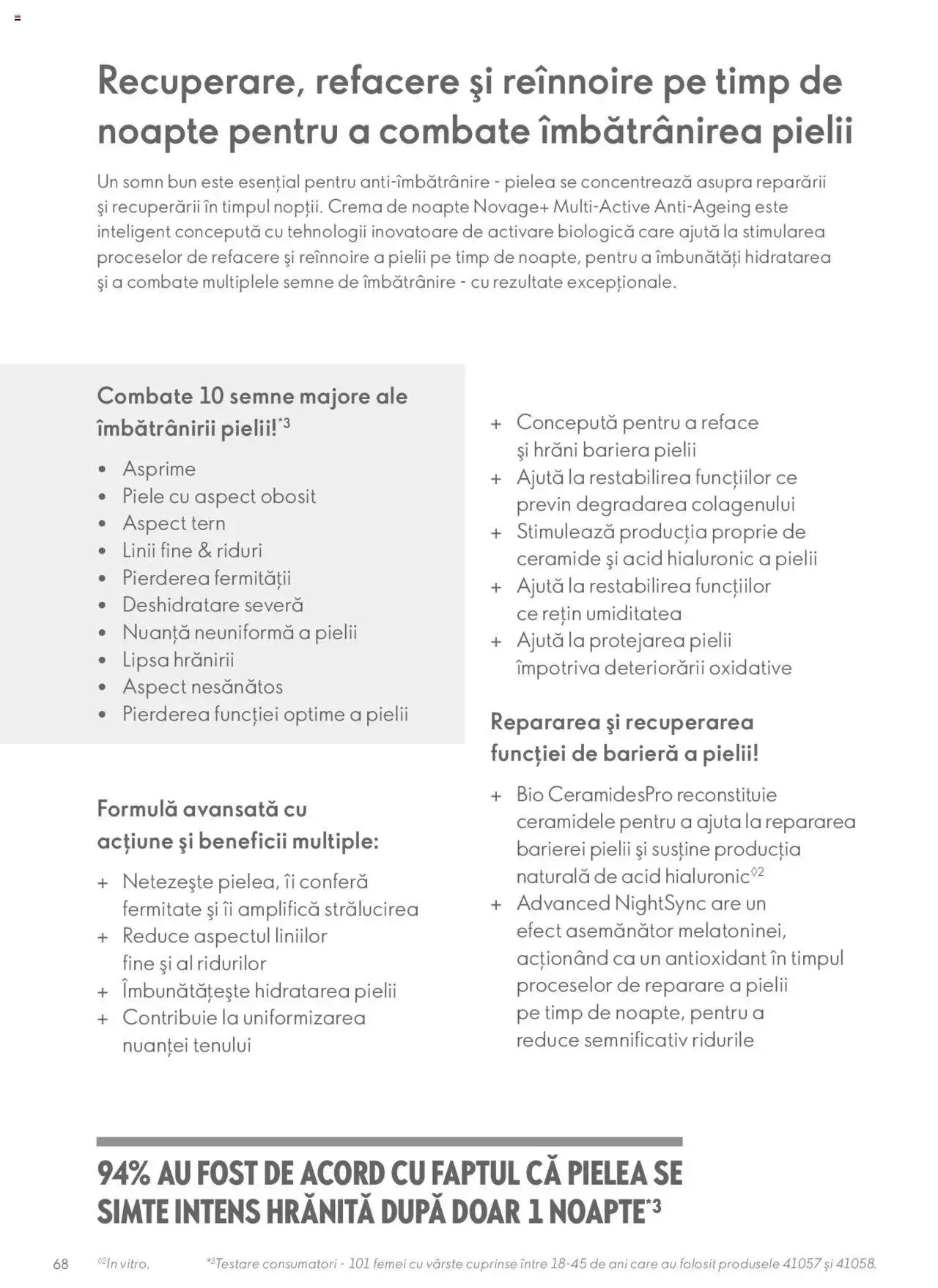 Catalog Oriflame catalog - Ghidul NOVAGE+ de la 1 martie până la 31 decembrie 2023 - Revista Pagina 68