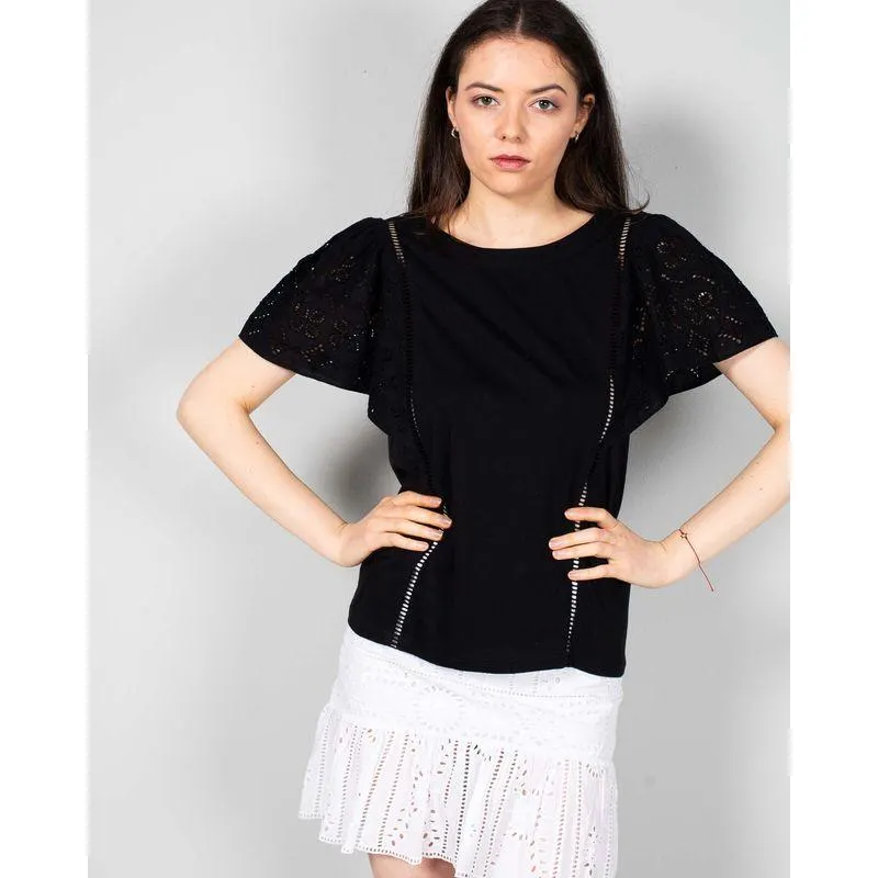 Bluza cu maneci brodate N240157007