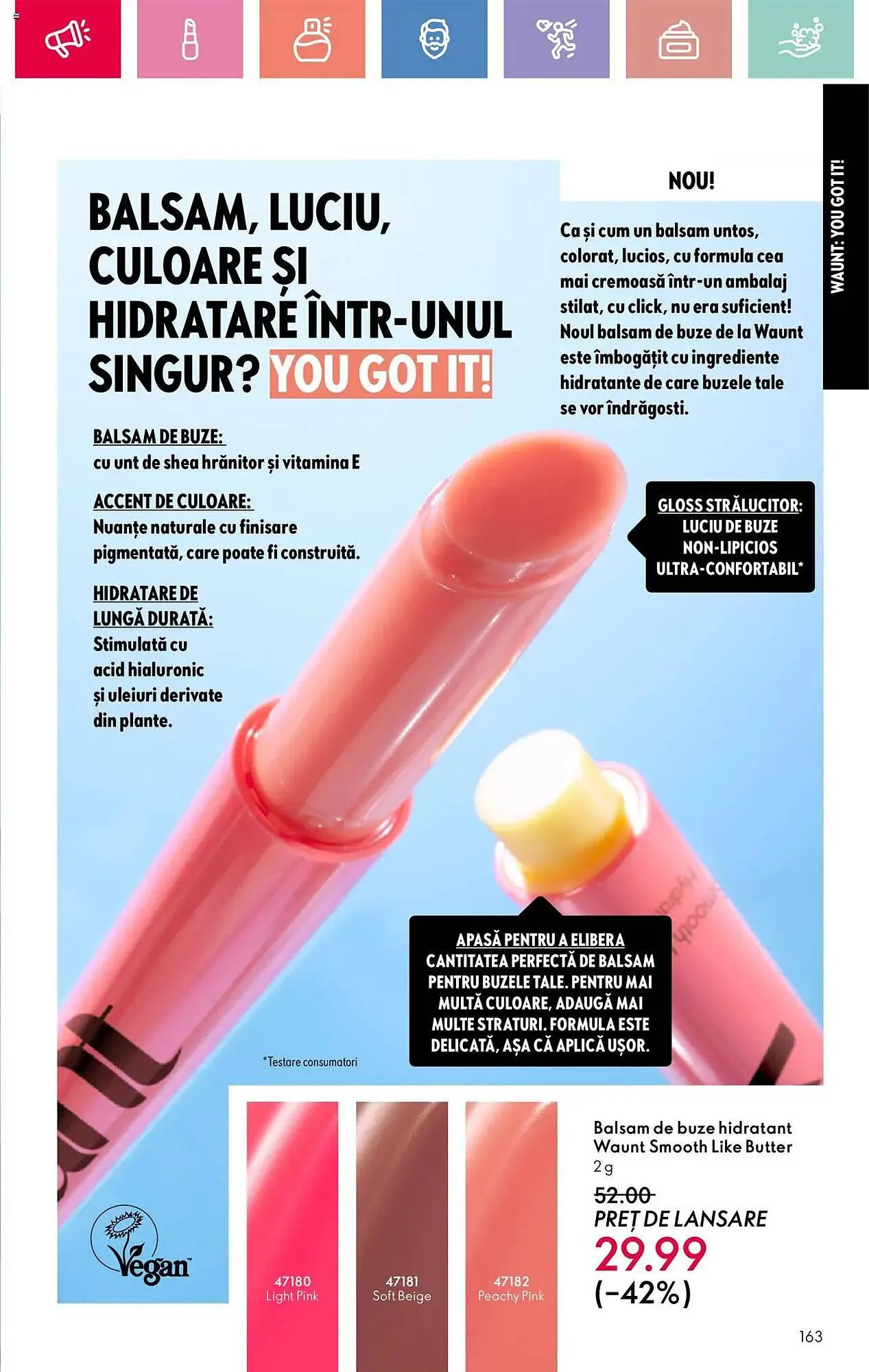 Catalog Catalog Oriflame de la 13 aprilie până la 3 mai 2025 - Revista Pagina 163