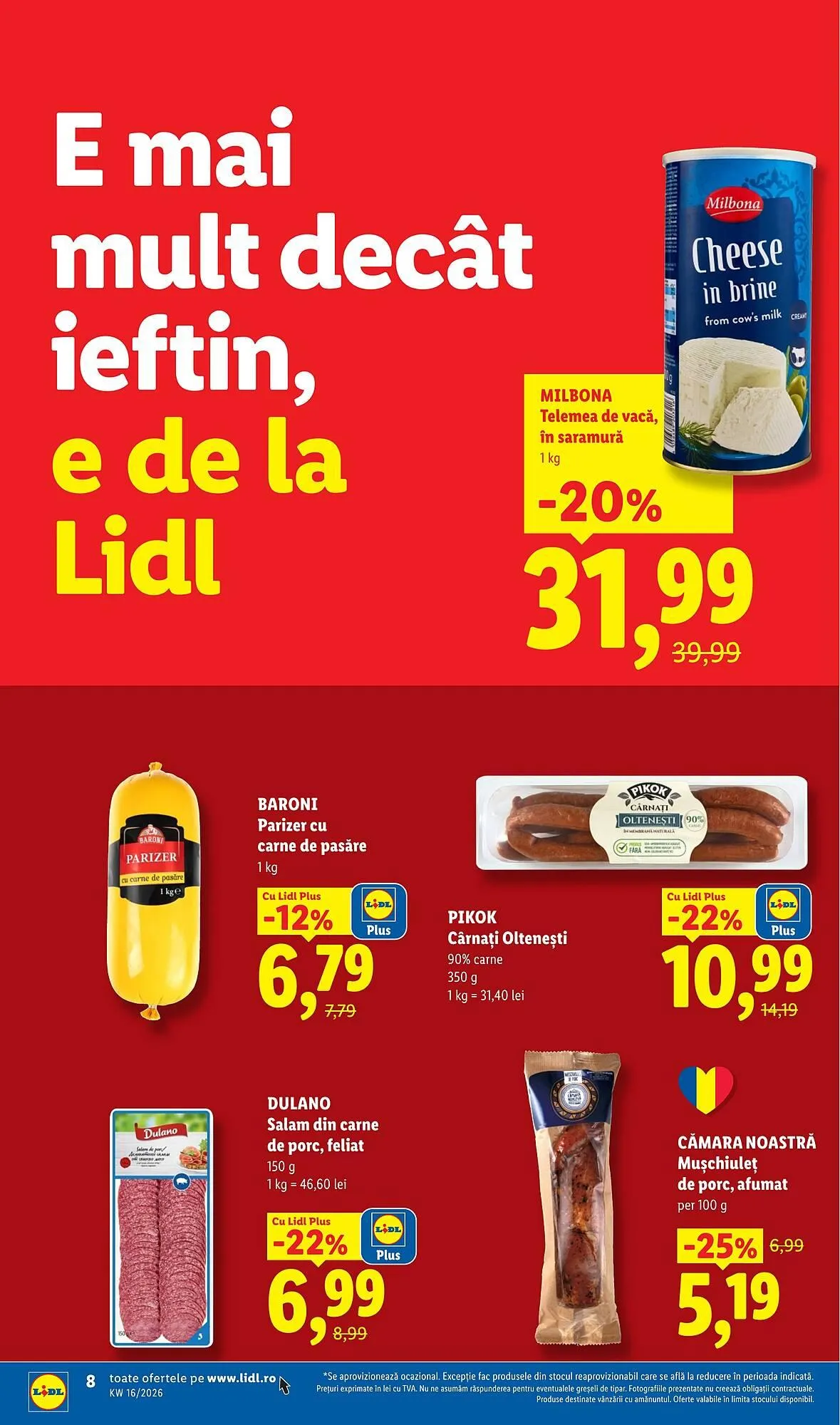 Catalog Catalog Lidl de la 14 aprilie până la 19 aprilie 2026 - Revista Pagina 8