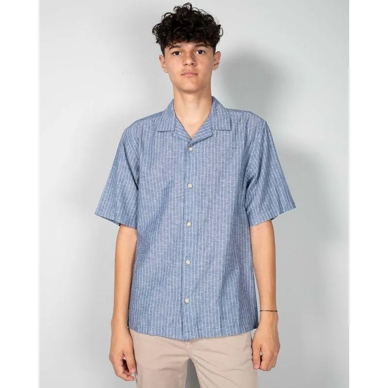 Camasa cu dungi si maneca scurta 23YEL17024