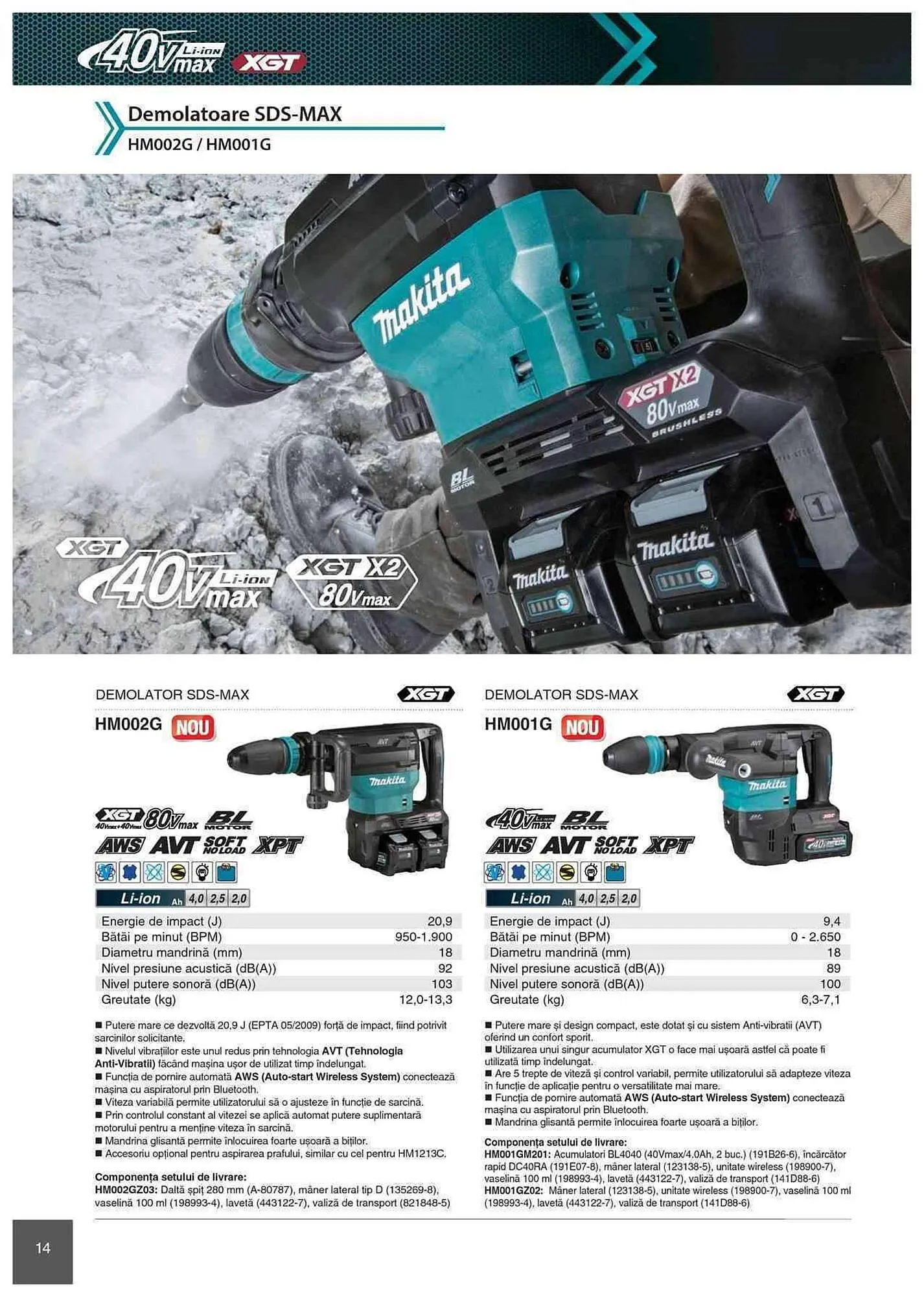 Catalog Makita catalog de la 1 ianuarie până la 31 decembrie 2023 - Revista Pagina 14