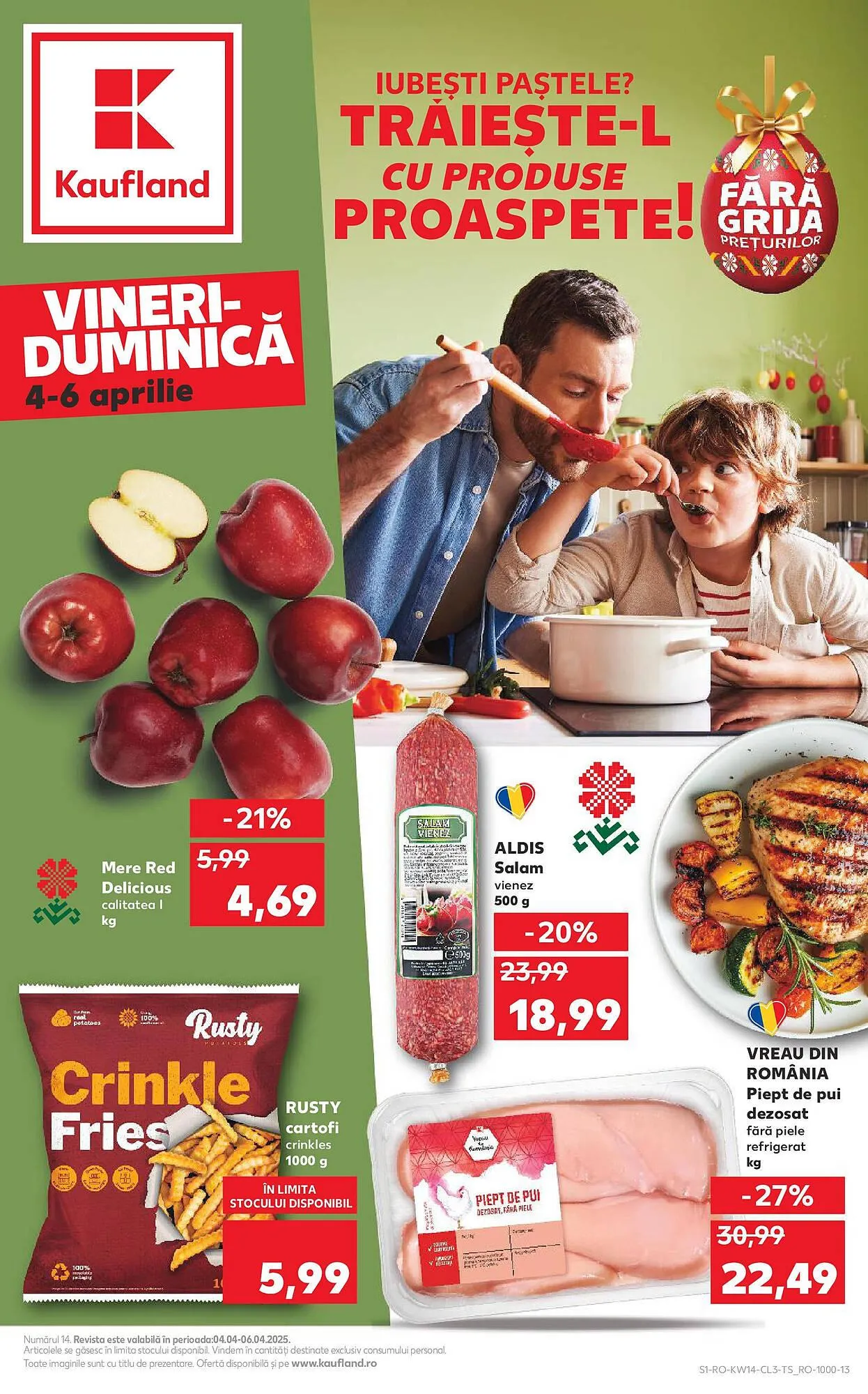 Catalog Catalog Kaufland de la 4 aprilie până la 6 aprilie 2025 - Revista Pagina 1