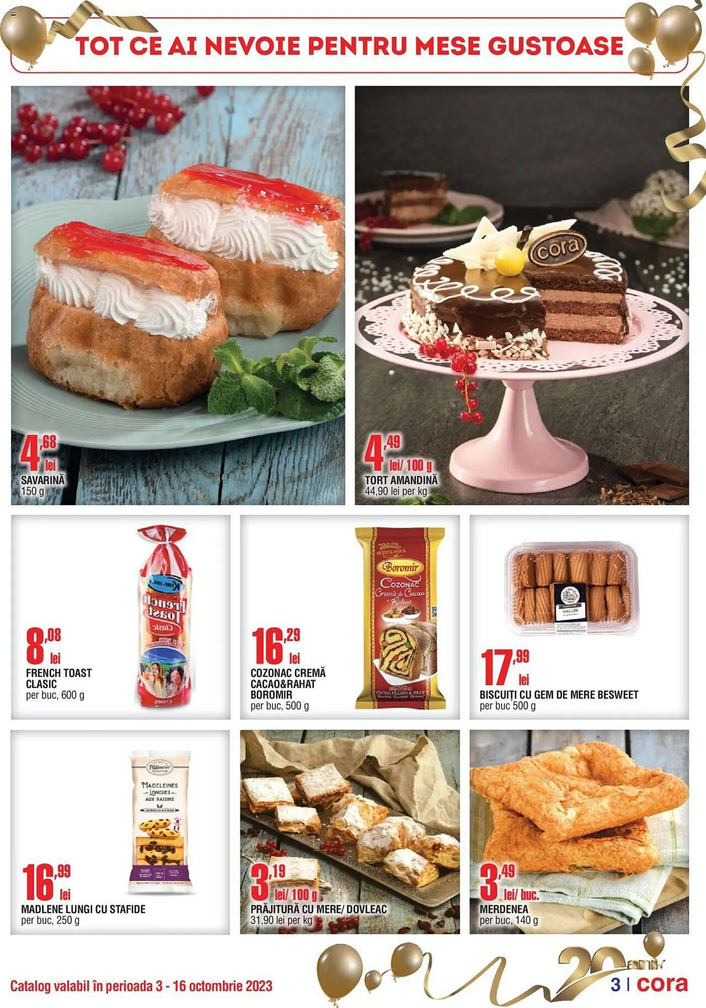 Catalog Cora catalog de la 3 octombrie până la 16 octombrie 2023 - Revista Pagina 3