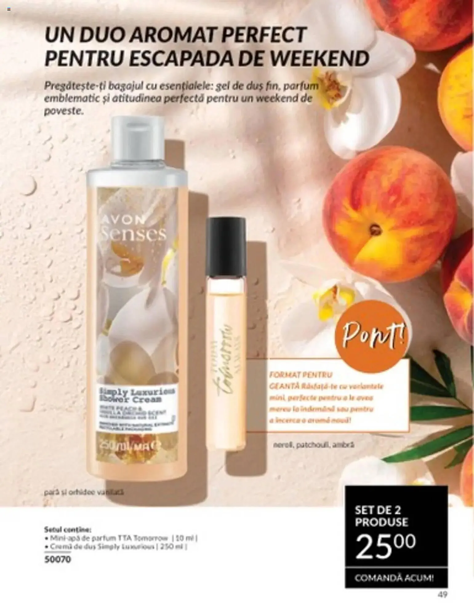 Catalog Catalog Avon de la 30 iunie până la 31 iulie 2025 - Revista Pagina 49