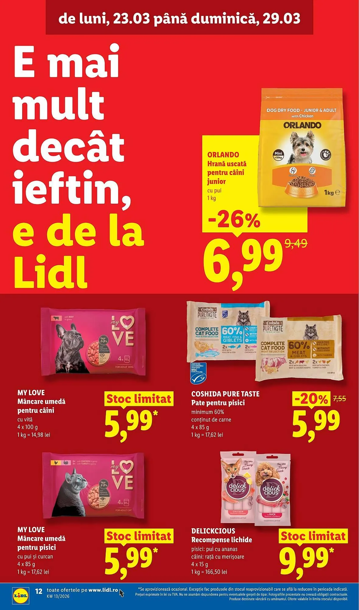 Catalog Catalog Lidl de la 23 martie până la 29 martie 2026 - Revista Pagina 12