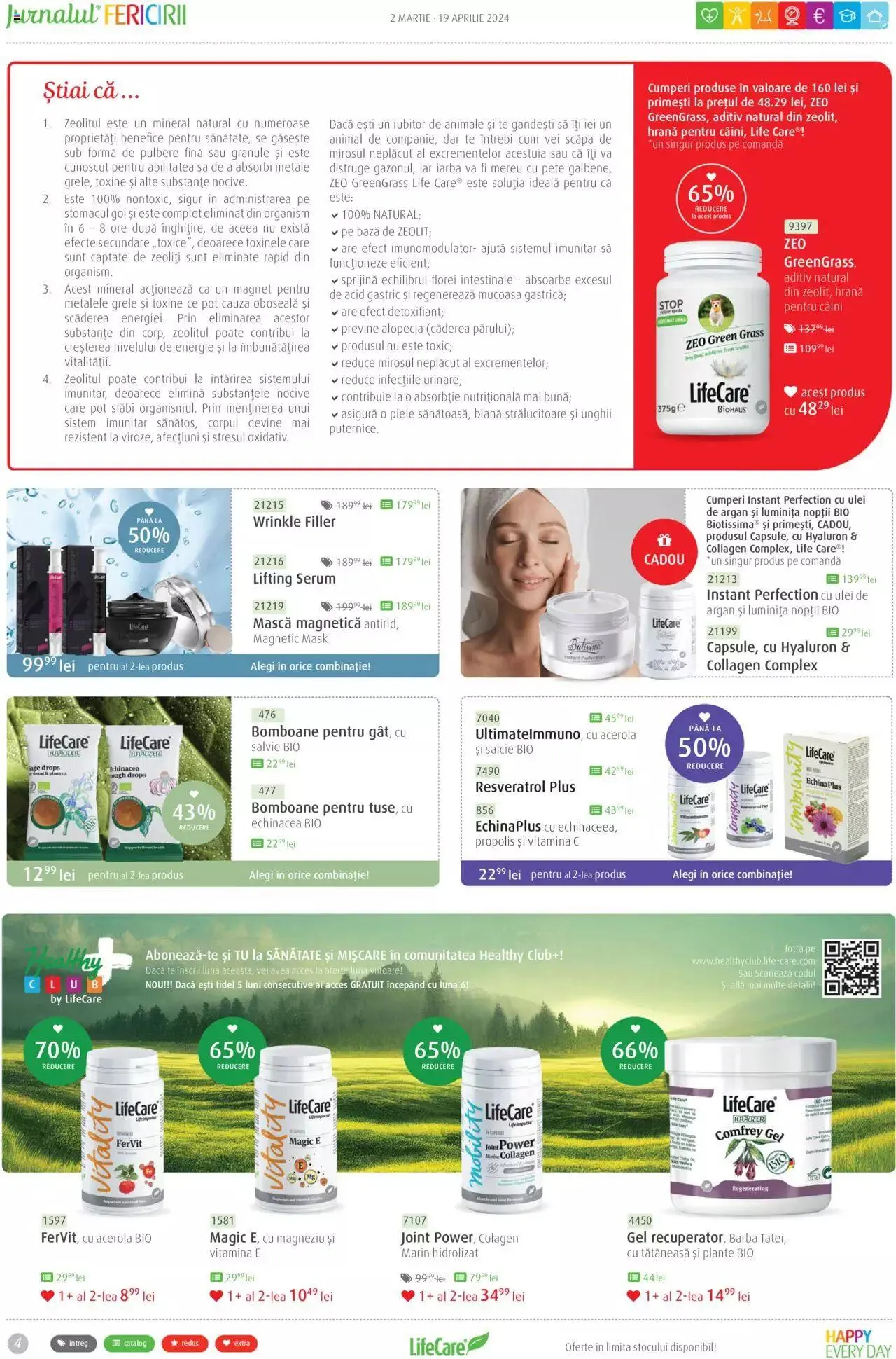 Catalog Life Care catalog - Jurnalul Fericirii Martie/Aprilie de la 2 martie până la 19 aprilie 2024 - Revista Pagina 4