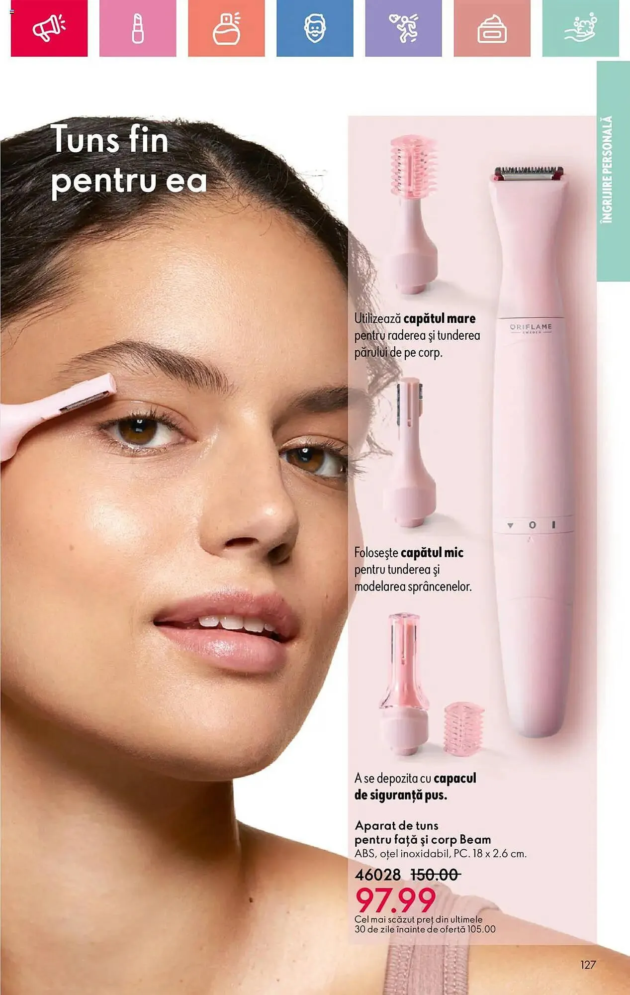 Catalog Catalog Oriflame de la 13 aprilie până la 3 mai 2025 - Revista Pagina 127
