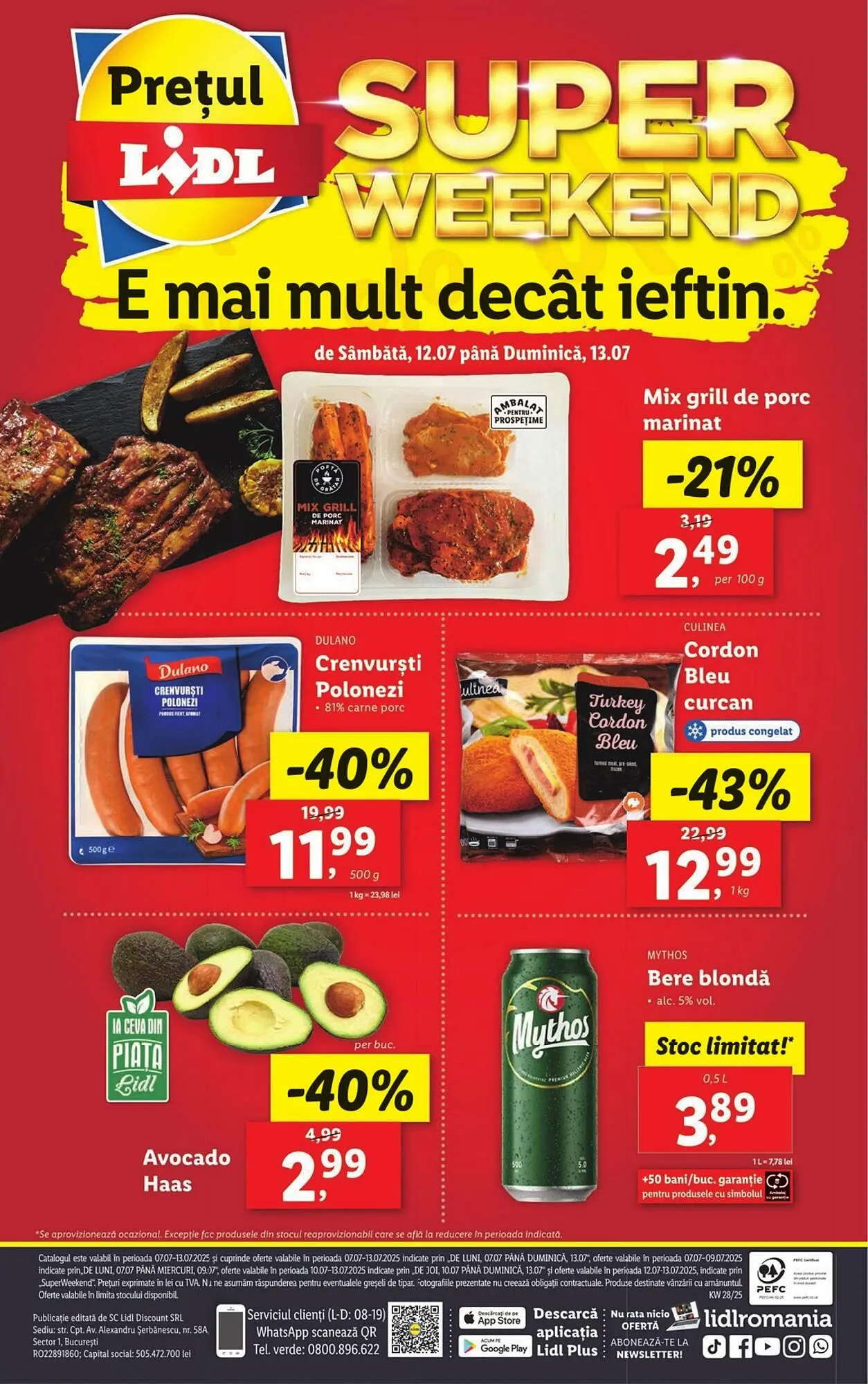 Catalog Catalog Lidl de la 7 iulie până la 13 iulie 2025 - Revista Pagina 40