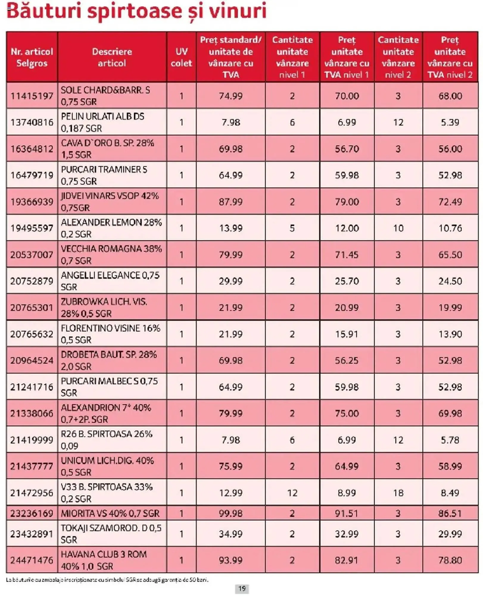 Catalog Catalog Selgros de la 1 martie până la 31 martie 2025 - Revista Pagina 19