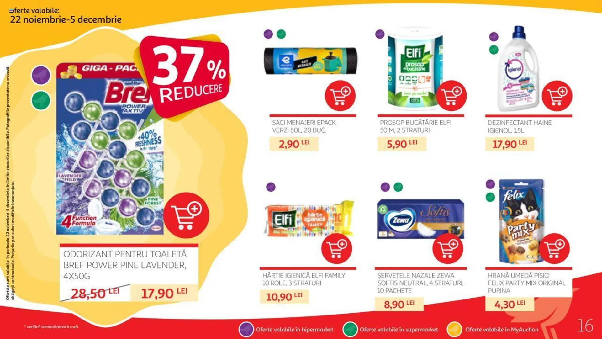 Catalog Auchan catalog de la 22 noiembrie până la 5 decembrie 2023 - Revista Pagina 16
