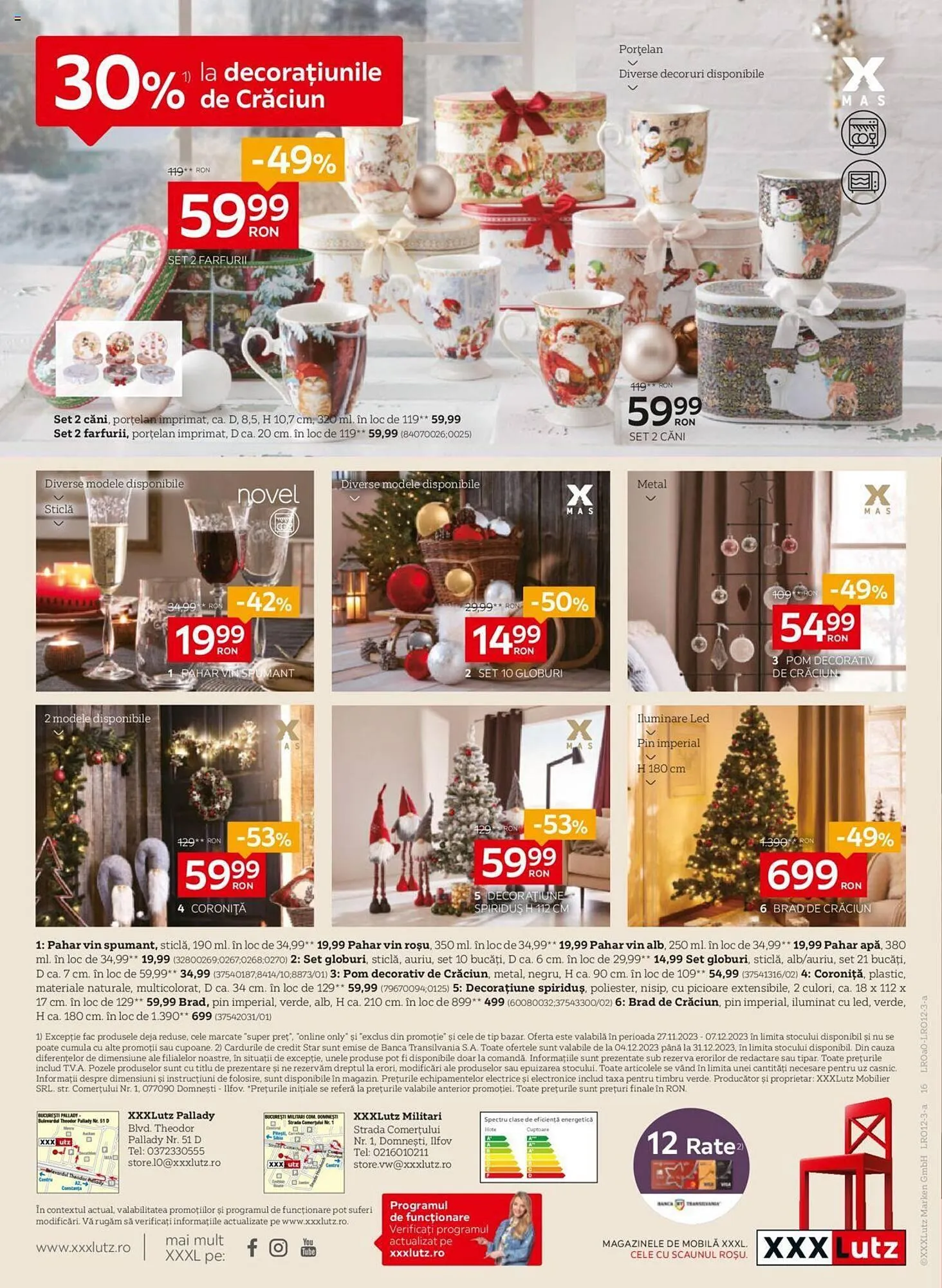 Catalog XXXLutz catalog de la 4 decembrie până la 31 decembrie 2023 - Revista Pagina 16