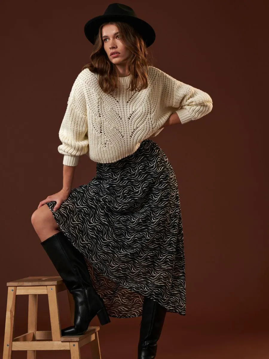 Pulover din tricot gros