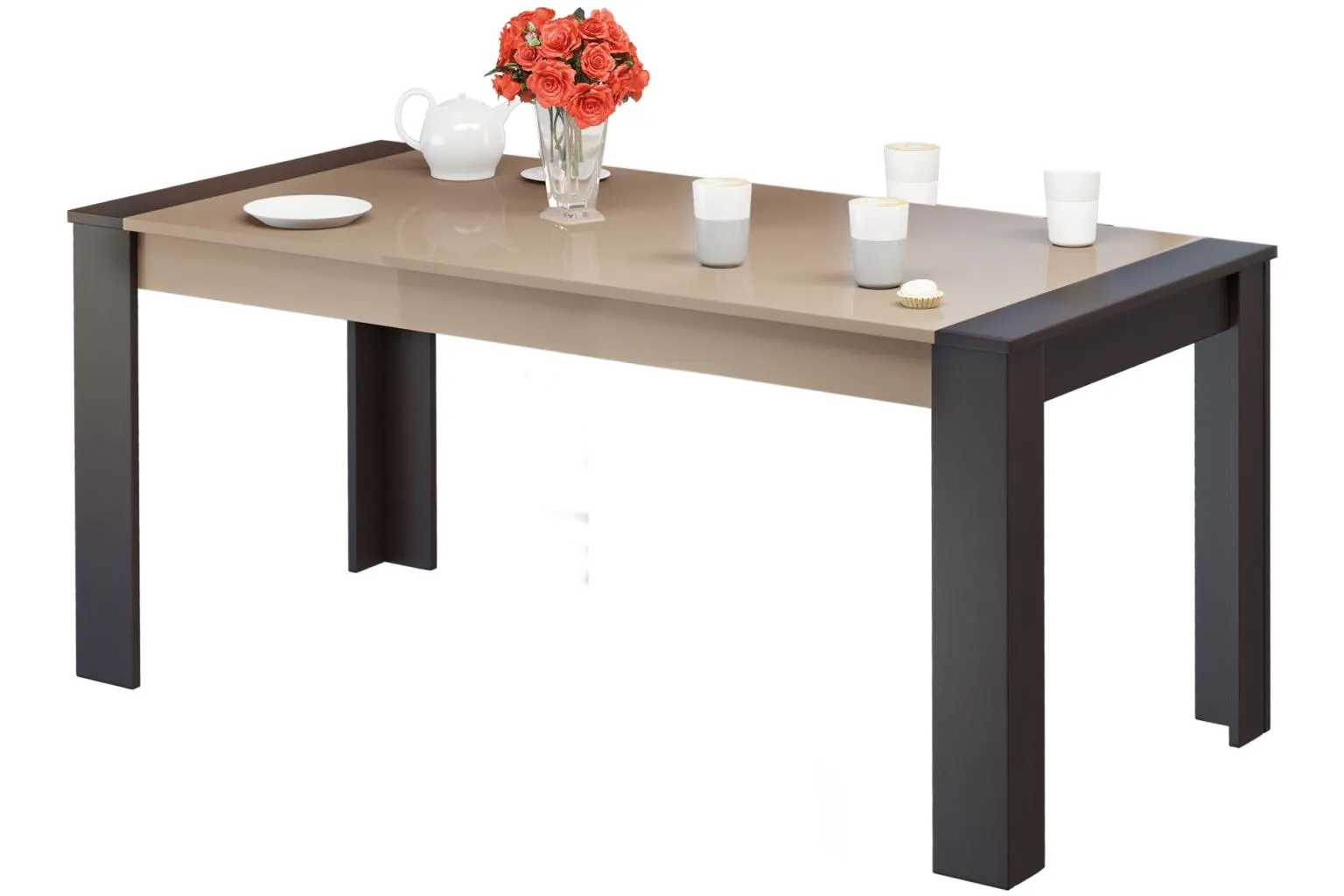 Masă Zeppelin L180 blat super lucios