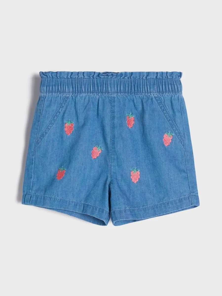 Șorturi din denim paperbag