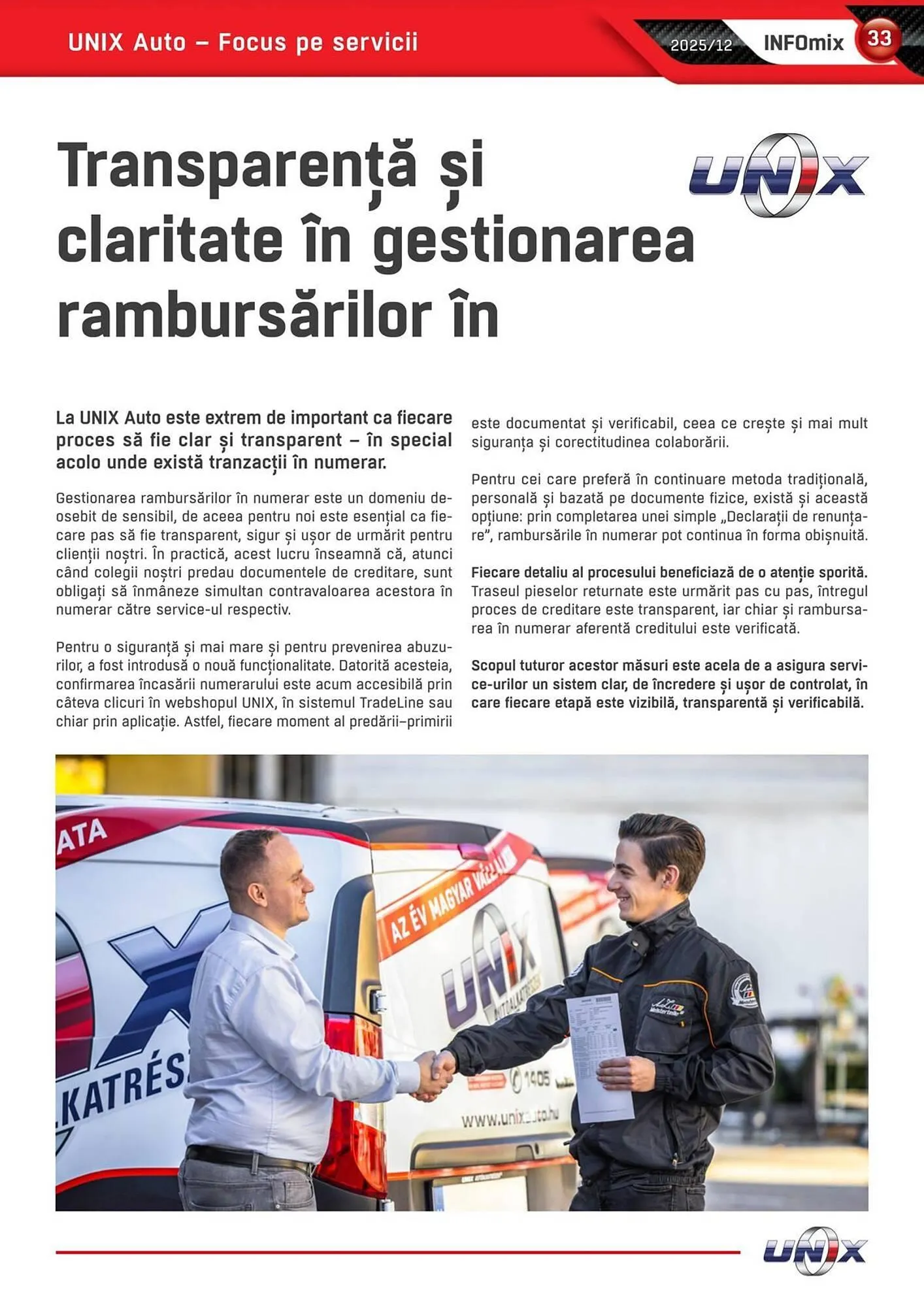 Catalog Catalog UNIX Auto de la 3 decembrie până la 31 decembrie 2025 - Revista Pagina 33