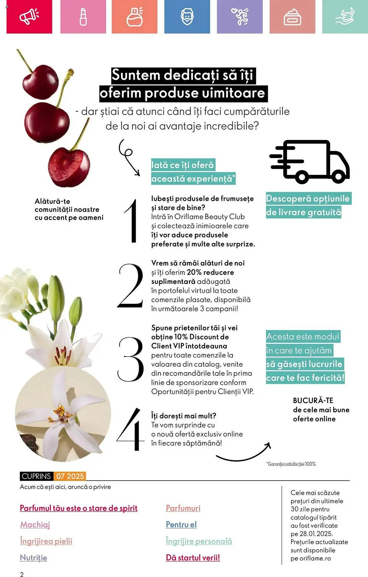 Catalog Catalog Oriflame de la 4 mai până la 24 mai 2025 - Revista Pagina 2