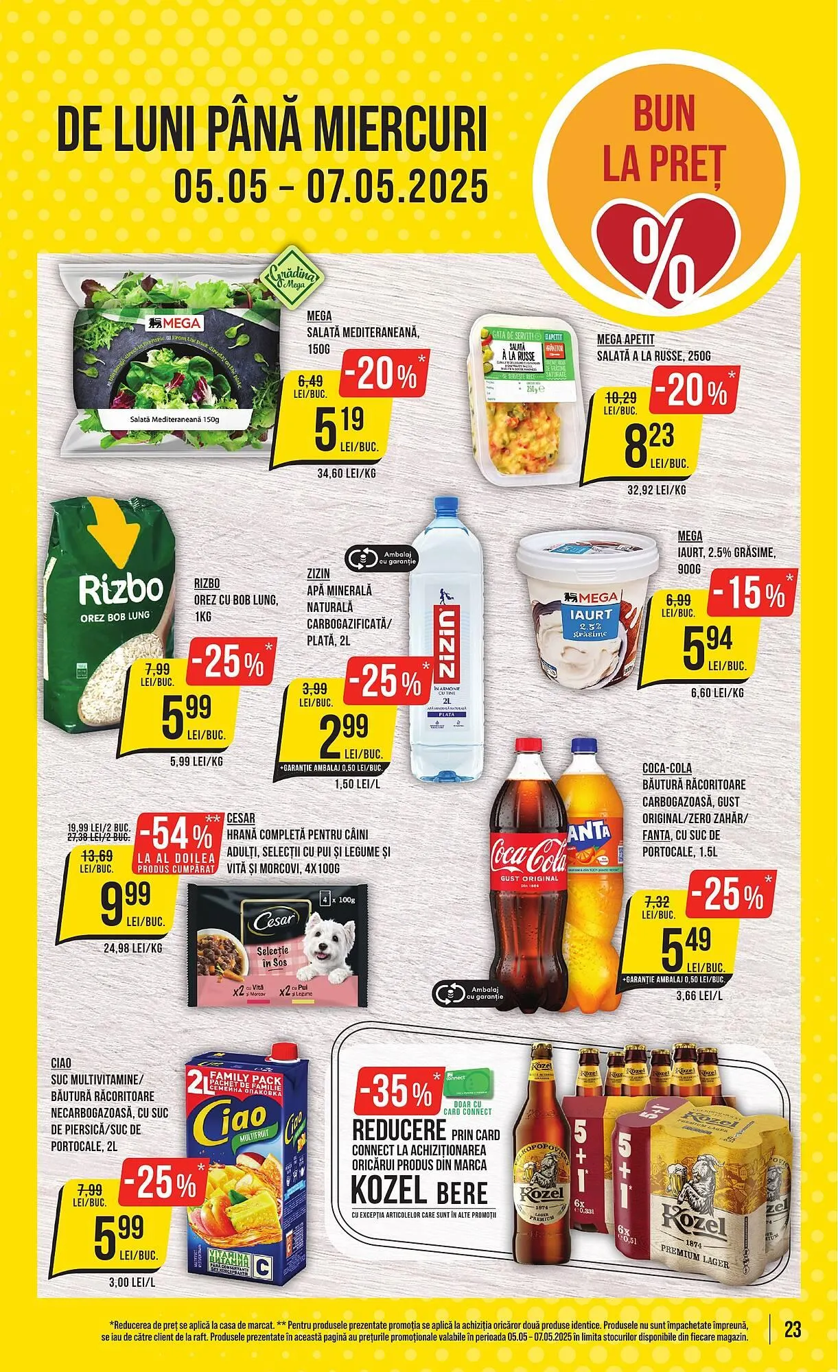 Catalog Catalog Mega Image de la 1 mai până la 7 mai 2025 - Revista Pagina 23