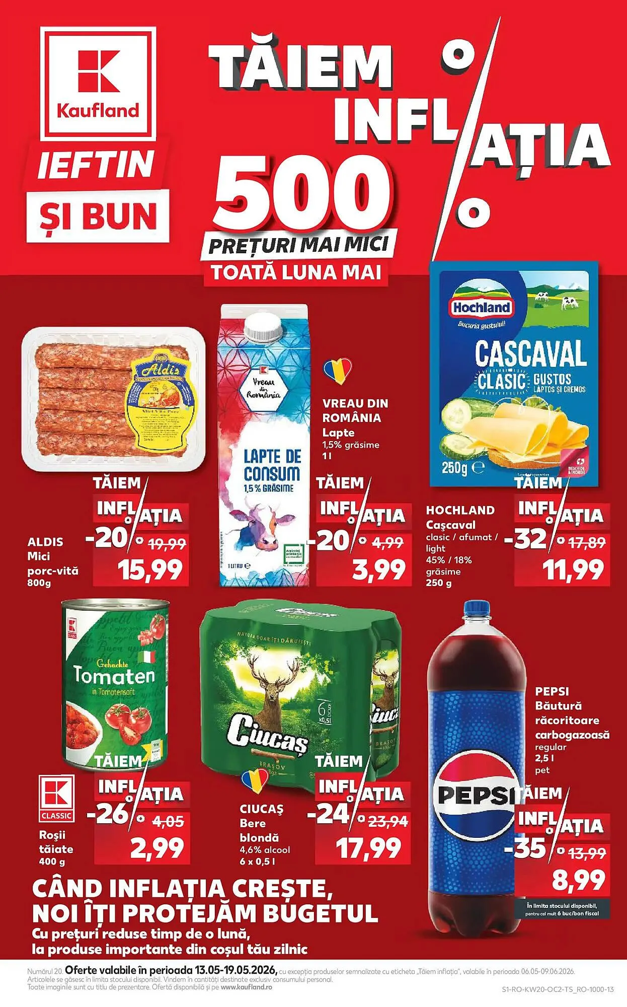 Catalog Catalog Kaufland de la 13 mai până la 19 mai 2026 - Revista Pagina 1