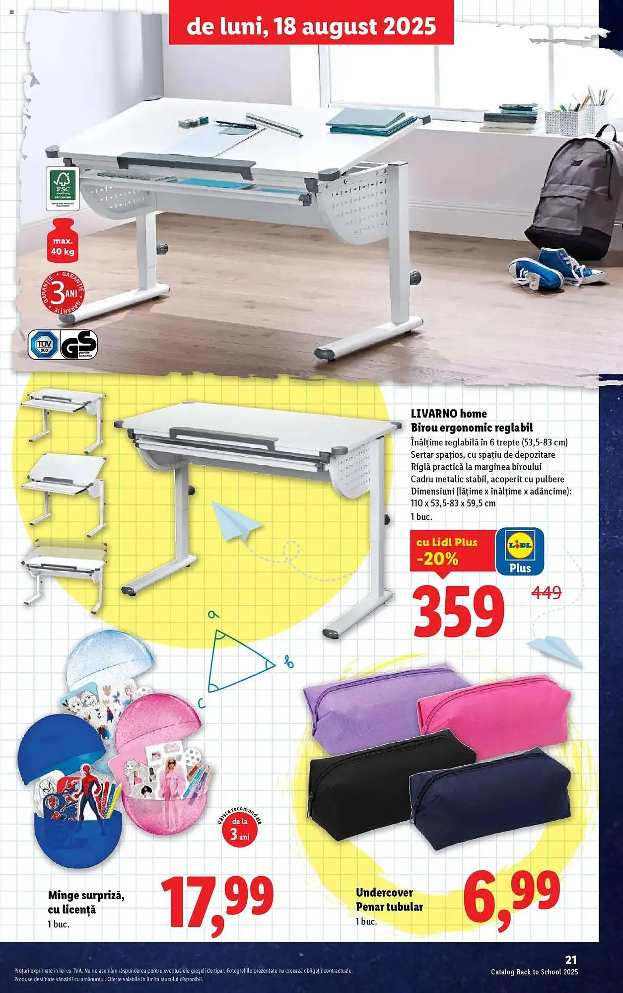Catalog Catalog Lidl de la 11 august până la 31 august 2025 - Revista Pagina 21