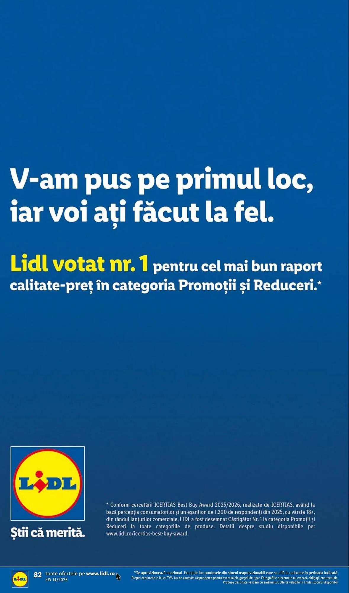 Catalog Catalog Lidl de la 30 martie până la 5 aprilie 2026 - Revista Pagina 82