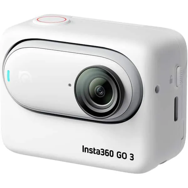 Camera video sport INSTA360 GO3, 64GB, Wi-Fi, Bluetooth, alb