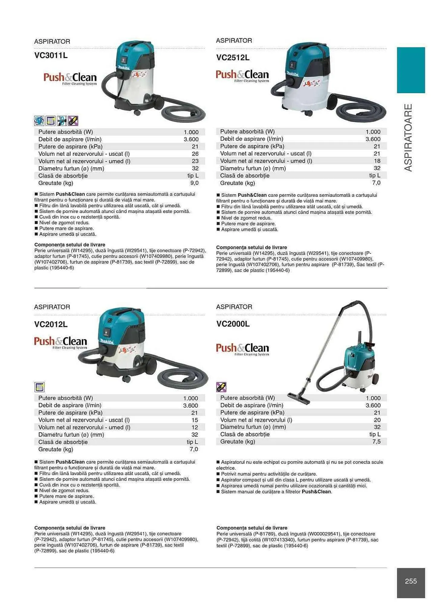 Catalog Makita catalog de la 1 ianuarie până la 31 decembrie 2023 - Revista Pagina 255