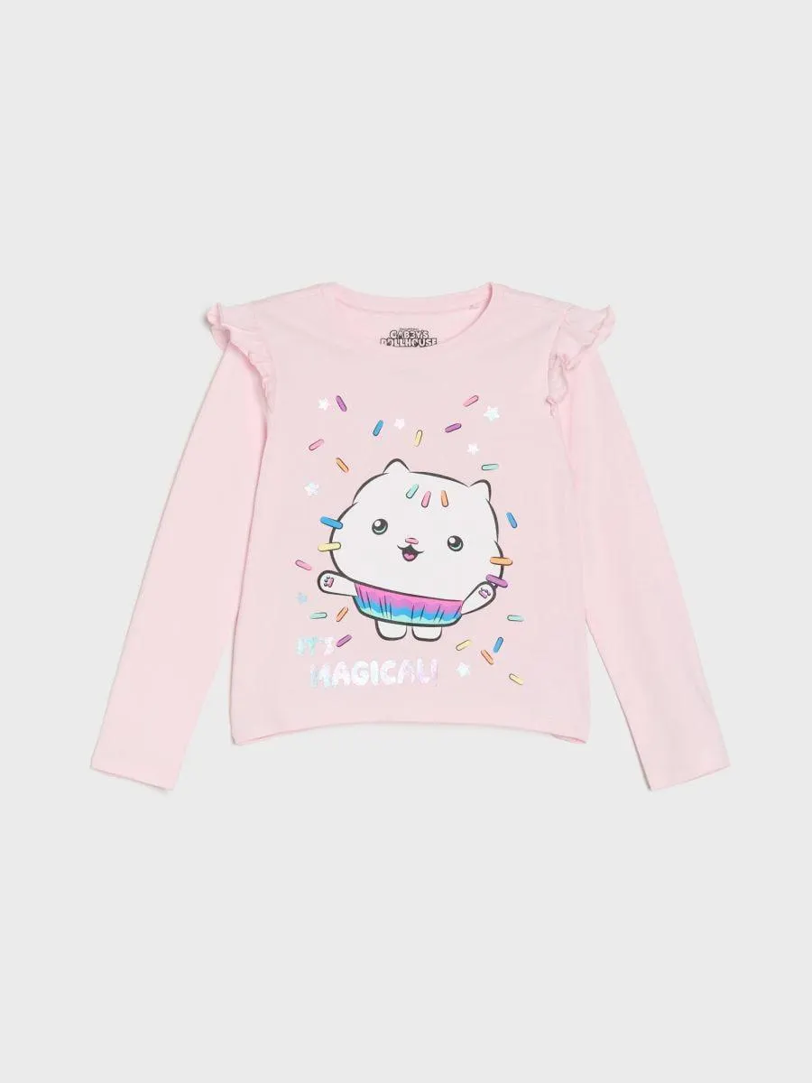 Tricou cu mânecă lungă Gabby's Dollhouse