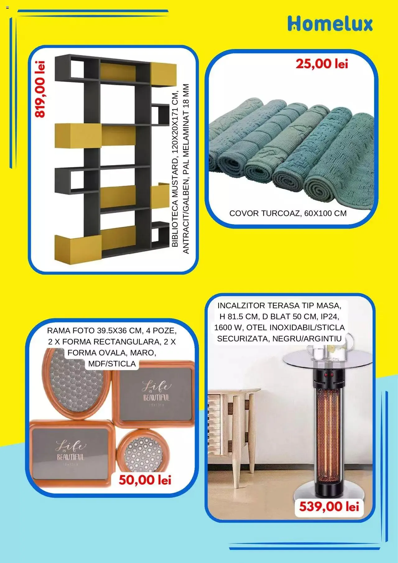 Catalog Catalog Homelux de la 12 martie până la 31 decembrie 2024 - Revista Pagina 6